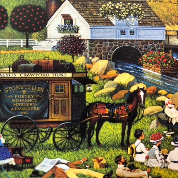 Buffalo Games Charles Wysocki ~ HOUNDS OF BASKERVILLE ~ 1000 Piece Puzzle - Picture 5 of 5